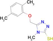 5-[(2,5-dimethylphenoxy)methyl]-4-methyl-4H-1,2,4-triazole-3-thiol