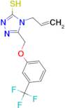 4-allyl-5-{[3-(trifluoromethyl)phenoxy]methyl}-4H-1,2,4-triazole-3-thiol