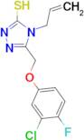 4-allyl-5-[(3-chloro-4-fluorophenoxy)methyl]-4H-1,2,4-triazole-3-thiol