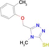 4-methyl-5-[(2-methylphenoxy)methyl]-4H-1,2,4-triazole-3-thiol