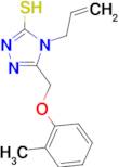 4-allyl-5-[(2-methylphenoxy)methyl]-4H-1,2,4-triazole-3-thiol