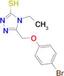 5-[(4-bromophenoxy)methyl]-4-ethyl-4H-1,2,4-triazole-3-thiol