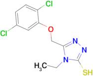 5-[(2,5-dichlorophenoxy)methyl]-4-ethyl-4H-1,2,4-triazole-3-thiol