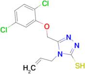 4-allyl-5-[(2,5-dichlorophenoxy)methyl]-4H-1,2,4-triazole-3-thiol