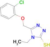 5-[(2-chlorophenoxy)methyl]-4-ethyl-4H-1,2,4-triazole-3-thiol