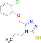 4-allyl-5-[(2-chlorophenoxy)methyl]-4H-1,2,4-triazole-3-thiol