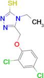 5-[(2,4-dichlorophenoxy)methyl]-4-ethyl-4H-1,2,4-triazole-3-thiol