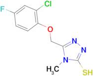 5-[(2-chloro-4-fluorophenoxy)methyl]-4-methyl-4H-1,2,4-triazole-3-thiol