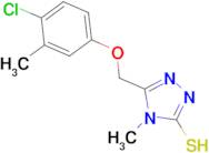 5-[(4-chloro-3-methylphenoxy)methyl]-4-methyl-4H-1,2,4-triazole-3-thiol