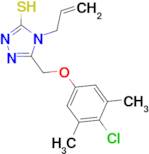 4-allyl-5-[(4-chloro-3,5-dimethylphenoxy)methyl]-4H-1,2,4-triazole-3-thiol