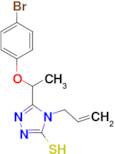 4-allyl-5-[1-(4-bromophenoxy)ethyl]-4H-1,2,4-triazole-3-thiol