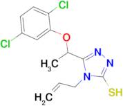 4-allyl-5-[1-(2,5-dichlorophenoxy)ethyl]-4H-1,2,4-triazole-3-thiol