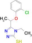 5-[1-(2-chlorophenoxy)ethyl]-4-ethyl-4H-1,2,4-triazole-3-thiol