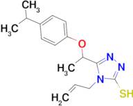 4-allyl-5-[1-(4-isopropylphenoxy)ethyl]-4H-1,2,4-triazole-3-thiol