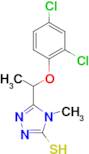 5-[1-(2,4-dichlorophenoxy)ethyl]-4-methyl-4H-1,2,4-triazole-3-thiol