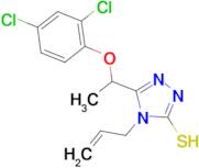 4-allyl-5-[1-(2,4-dichlorophenoxy)ethyl]-4H-1,2,4-triazole-3-thiol