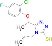 4-allyl-5-[1-(2-chloro-4-fluorophenoxy)ethyl]-4H-1,2,4-triazole-3-thiol