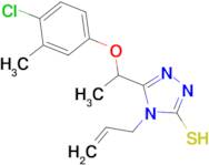 4-allyl-5-[1-(4-chloro-3-methylphenoxy)ethyl]-4H-1,2,4-triazole-3-thiol