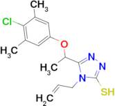 4-allyl-5-[1-(4-chloro-3,5-dimethylphenoxy)ethyl]-4H-1,2,4-triazole-3-thiol