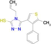 4-allyl-5-(5-methyl-4-phenylthien-3-yl)-4H-1,2,4-triazole-3-thiol