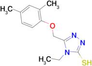 5-[(2,4-dimethylphenoxy)methyl]-4-ethyl-4H-1,2,4-triazole-3-thiol