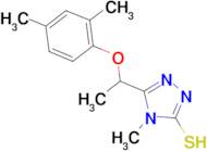 5-[1-(2,4-dimethylphenoxy)ethyl]-4-methyl-4H-1,2,4-triazole-3-thiol