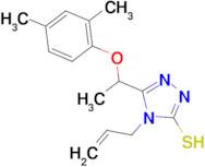 4-allyl-5-[1-(2,4-dimethylphenoxy)ethyl]-4H-1,2,4-triazole-3-thiol