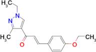 (2E)-3-(4-ethoxyphenyl)-1-(1-ethyl-3-methyl-1H-pyrazol-4-yl)prop-2-en-1-one