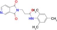 3-(1,3-dioxo-1,3-dihydro-2H-pyrrolo[3,4-c]pyridin-2-yl)-N-mesitylpropanamide