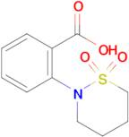 2-(1,1-dioxido-1,2-thiazinan-2-yl)benzoic acid