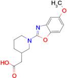 [1-(5-methoxy-1,3-benzoxazol-2-yl)piperidin-3-yl]acetic acid