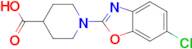 1-(6-chloro-1,3-benzoxazol-2-yl)piperidine-4-carboxylic acid