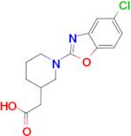 [1-(5-chloro-1,3-benzoxazol-2-yl)piperidin-3-yl]acetic acid