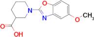 1-(5-methoxy-1,3-benzoxazol-2-yl)piperidine-3-carboxylic acid