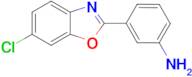 3-(6-chloro-1,3-benzoxazol-2-yl)aniline