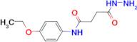 N-(4-ethoxyphenyl)-4-hydrazino-4-oxobutanamide