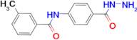 N-[4-(hydrazinocarbonyl)phenyl]-3-methylbenzamide