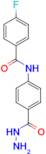 4-fluoro-N-[4-(hydrazinocarbonyl)phenyl]benzamide