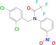 N-(2,4-dichlorobenzyl)-2,2,2-trifluoro-N-(3-nitrophenyl)acetamide