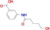 3-[(5-hydroxypentanoyl)amino]benzoic acid