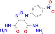 1-(4-nitrophenyl)-1H-1,2,3-triazole-4,5-dicarbohydrazide