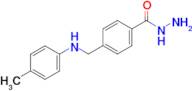 4-{[(4-methylphenyl)amino]methyl}benzohydrazide