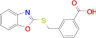 3-[(1,3-benzoxazol-2-ylthio)methyl]benzoic acid