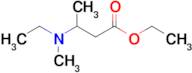 ethyl 3-[ethyl(methyl)amino]butanoate