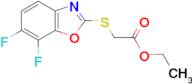 ethyl [(6,7-difluoro-1,3-benzoxazol-2-yl)thio]acetate