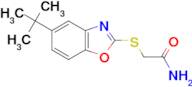 2-[(5-tert-butyl-1,3-benzoxazol-2-yl)thio]acetamide