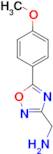 [5-(4-methoxyphenyl)-1,2,4-oxadiazol-3-yl]methylamine