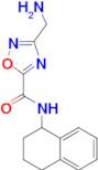 3-(aminomethyl)-N-1,2,3,4-tetrahydronaphthalen-1-yl-1,2,4-oxadiazole-5-carboxamide