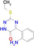 5-(2-aminophenyl)-3-(ethylthio)-1,2,4-triazin-6(1H)-one