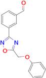 3-[5-(phenoxymethyl)-1,2,4-oxadiazol-3-yl]benzaldehyde